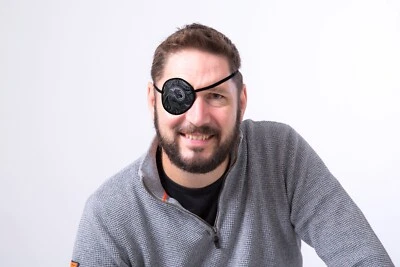 KAY PICTURES Adult Eye Patch - Paisley - Washable, Sold to the NHS