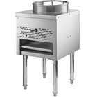 18" W Commercial Free Standing One Hole Chinese Wok Range Natural Gas, 95000 BTU