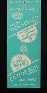 1950s The Cotton Boll Hotel in the Heart of the Bootheel Kenneth MO Dunklin Co - Picture 1 of 2