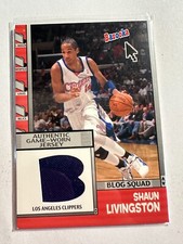 K111,089 - 2005-06 Bazooka Blog Squad Relics #SL Shaun Livingston Jersey