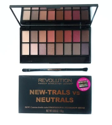 Revolution Makeup "NEW-TRALS vs NEUTRALS" (16 Pan) Super-Elite Eyeshadow Palette - Image 1 of 4