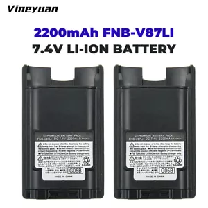 2X FNB-V87Li Li-Ion Akku für Vertex VX821 VX824 VX829 VX924 VX929 VX920 Radio - Bild 1 von 12