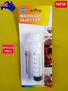 BBQ Marinade Injector Flavor Syringe Needle Cooking Meat Poultry Turkey Chicken - Picture 1 of 4