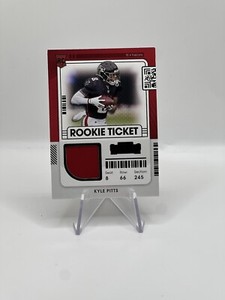2021 Panini Contenders - Rookie Ticket Swatches #RTS-KPI Kyle Pitts Patch Relic