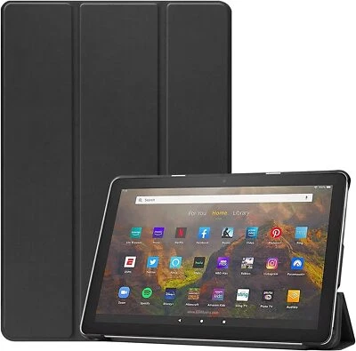 Smart Leather Book Stand Case Cover For Amazon Fire HD 10 (2023) 13th Generation - Image 1 of 4
