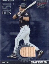 2002 (METS) Donruss Best of Fan Club Master Craftsmen Bats #C8 Mike Piazza /150
