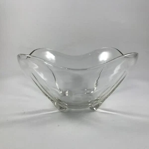 De colección ANCHOR HOCKING "SUECO MODERNO" 6" CUADRADO TRANSPARENTE TAZÓN DE VIDRIO PARA SERVIR - Imagen 1 de 5