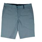 Kigili Herren Chino Sommer kurze Golf Hose Short Bermuda Slim L 50 W34 Blau NEU