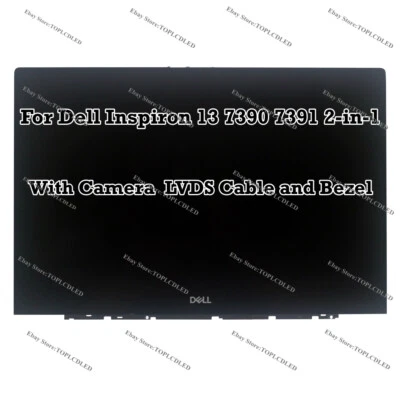 13.3" Dell Inspiron 13 7390 7391 2-in-1 LCD LED Display Touch Screen Assembly - Image 1 of 4