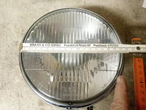 Lampada fari BMW R80 R100 180 mm inserto lampada anello cromato - Foto 1 di 2