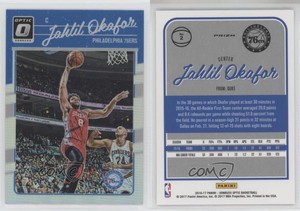 2016-17 Panini Donruss Optic Holo Silver Prizm Jahlil Okafor #2