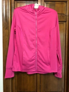 BABY SPORT rosa Kapuzenpullover mit Reißverschluss Strass neu mit Etikett unverbindliche Preisempfehlung des Herstellers $ 99 Größe mittlere seitliche Taschen - Bild 1 von 6