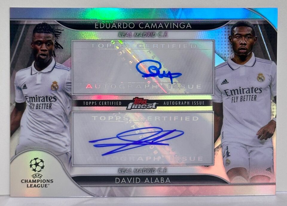 Topps CAMAVINGA / DAVID ALABA Dual Auto-