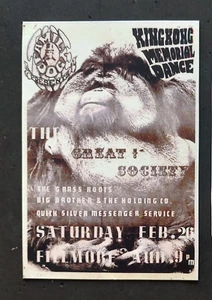 1966  FD 2  Family Dog  Fillmore Auditorium  Concert Handbill Reprint - Picture 1 of 1