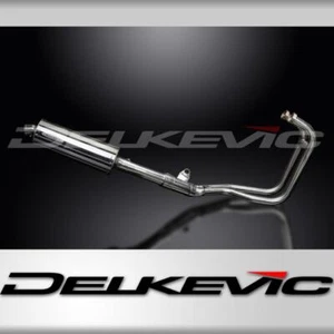 SILENCIADOR OVALADO ACERO INOXIDABLE KAWASAKI ER5 1996-07 SISTEMA DE ESCAPE COMPLETO 350 mm - Imagen 1 de 4