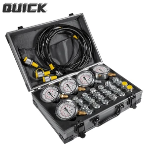 Kit de prueba de presión hidráulica 60P con medidor para maquinaria de construcción de excavadoras - Imagen 1 de 9