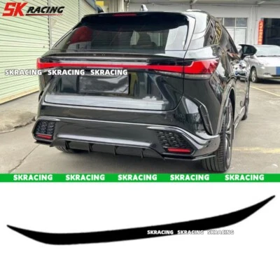 Глянцевый черный задний спойлер закраина крыла багажника для Lexus RX500H RX350 2023-2025 - Изображение 1 из 4