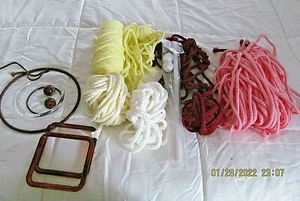 Konvolut Makramee Zubehör - Kordel, Ringe, Zubehör - Bild 1 von 4