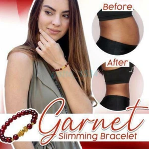 2021 Garnet Slimming Bracelet Red Garnet Gems Hand Chains NEW AU ⭐⭐⭐ - Picture 1 of 7