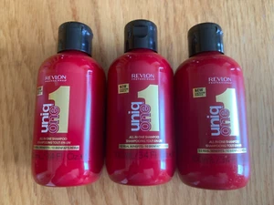 X3 REVLON Uniq One Original All in One Hair Shampoo 100ml Travel Size TRIO - Picture 1 of 5
