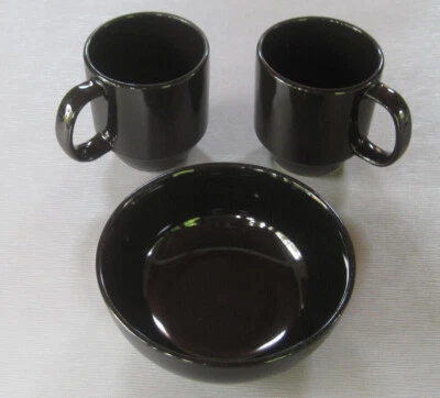 Mainstays Home Stackable Dinnerware individually sold Plates Bowls Mugs Kitchen - Image 1 of 4
