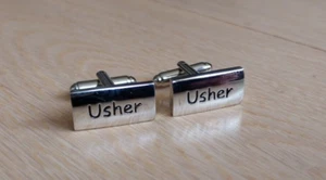 Wedding Usher Cufflinks - Picture 1 of 2