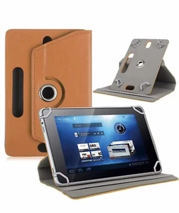 360° Folio Leather Case Cover For Universal Android Tablet PC 7" 8" 9" 10" 10.1" - Picture 1 of 19