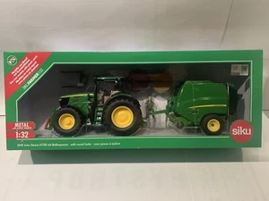Siku Sondermodell 3838 John Deere 6175R mit Ballenpresse 1/32 - Bild 1 von 2