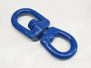Ruotante blu 12 mm con centro in acciaio inox - ormeggio barca marina 8 tonnellate 8T - Foto 1 di 2