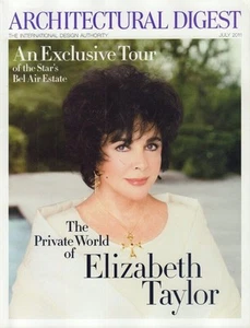 Architectural Digest July 2011 Elizabeth Taylor 021417DBE2 - Imagen 1 de 1
