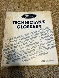 Ford Technicians Glossary Manual Binder - Imagen 1 de 5
