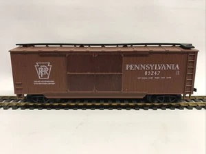 HO Guage AHM/Roco Pennsylvania 40' Double Door Wood Box Car 83247 - Picture 1 of 6