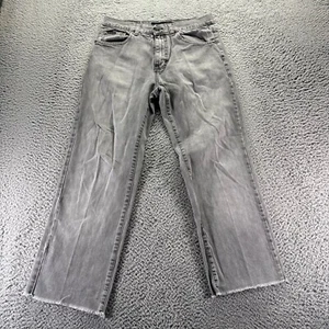 Vintage Calvin Klein Jeans Mens 32x30 Gray Light Wash Cotton Straight Denim - Picture 1 of 10