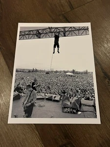 Foto con impresión artística de EDDIE VEDDER 11x14" PEARL JAM póster gota en el concierto del parque - Imagen 1 de 1
