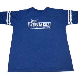 Neu Costa Rica Sport Angeln blau Longsleeve neu ohne Etikett 50/50 marlin - Bild 1 von 9