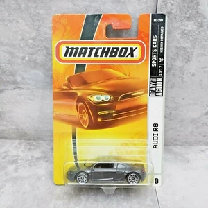 Matchbox Audi R8 2008 dunkelmetallic Flocke anthrazitgrau #18 RAR - Bild 1 von 5