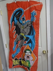 Sacco a pelo vintage 1989 DC Comics Batman & Joker 56 x 26 dimensioni giovanili - Foto 1 di 8