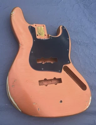 JVG  J Bass Body NITRO RELIC TANGERINE Pearl metallic  READY 2 GO  JVGuitars - Image 1 of 4