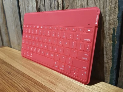 Logitech Keys-To-Go Y-R0052 Red Wireless Bluetooth Slim QWERTY Keyboard Portable - image 1 of 4