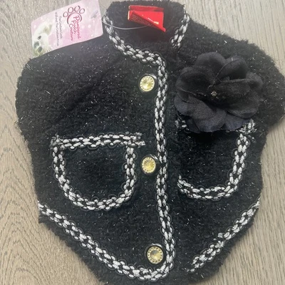 NWT XXS Dog Pet Couture Sweater Sparkle  Handmade - Image 1 of 4
