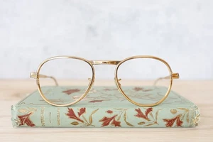 Vintage 1970s Eyeglasses NOS Aviator Astrac Optical 12k gold filled USA - Picture 1 of 11