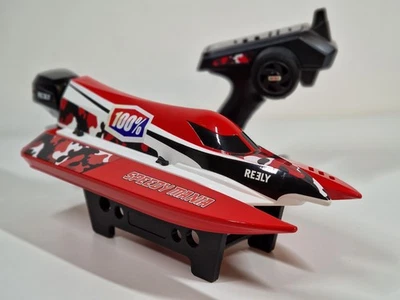 Reely Speedy Mania Rc Rennboot Speedboat RC Motorboot Boot 430mm RE-7045494 - Bild 1 von 4