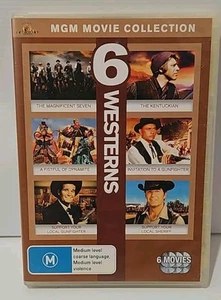 Magnificent Seven/ Kentuckian/ Fistful of Dynamite/Support local sheriff DVD Set - Picture 1 of 1