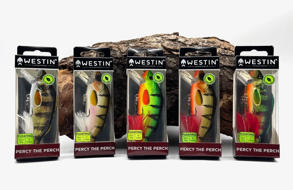 Westin Percy The Perch Crankbait 10cm 20g 5 Farben Hardlbait Barsch Wobbler DA - Bild 1 von 1