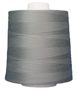6000 Yard Light Gray OMNI Tex 30 Polyester Thread Cone for Longarm Quilting - Picture 1 of 1