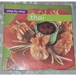 Step By Step Thai Cookbook Hardcover Book Recipes - Picture 1 of 4