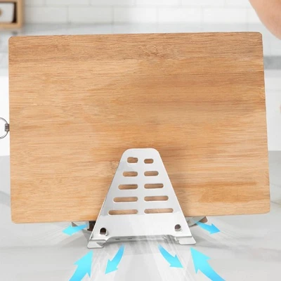 Portato per tagliere in acciaio inossidabile piastre per coperchio per pentole - Immagine 1 di 4