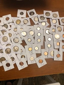 1 Polierte Platte Münze Pennys Nickels Dimes Quarters Halfs und Dollars - Bild 1 von 8