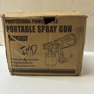 Spruzzatore di vernice senza fili con pistola a spruzzo elettrica a 2 batterie - Foto 1 di 2