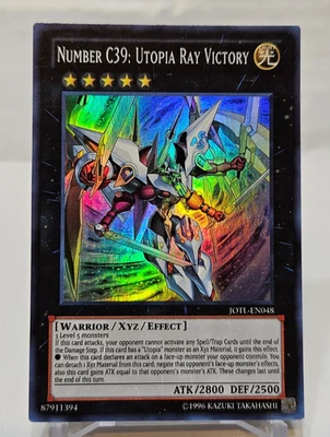 Number C39: Utopia Ray Victory JOTL-EN048 Super Rare Unlimited Yugioh 160 - Image 1 of 4